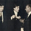 With Fulvio Tomizza and Oreste Dequel, Trieste, 1961