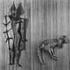 Aborigeno e Canguro (1950-51), già sulla nave 'Australia'; 'Aborigeno' è in collezione della Galleria Storica Lloyd Triestino, Regione Friuli Venezia Giulia, Trieste