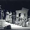 Le donne a parlamento, by Aristofane, direction by Fulvio Tolusso, Teatro Auditorium, Trieste, 20 January 1964 (stage setting)