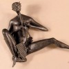 Fauno con gallo (1960, bronze, l. 200 x h. 120 cm., cat. 524, 525, 527); photography ICCD, Rome