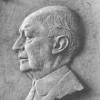 Guglielmo Marconi  (1962, gilded bronze, cat. 589), first-class hall; unknown location